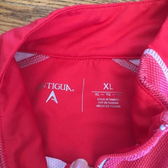 Antigua Atlanta Hawks 1/4 zip - Picture 2 of 3